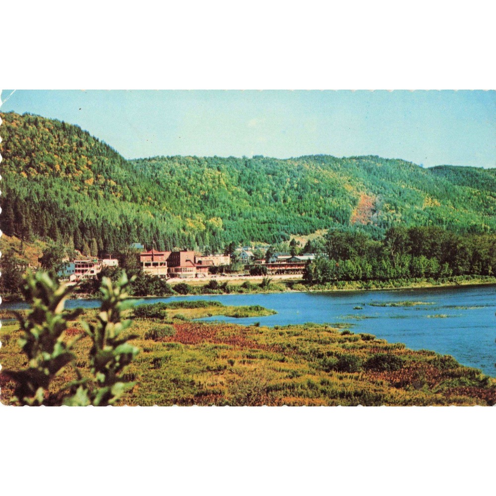 Vintage Matapedia Quebec Canada Postcard Unic Montreal Scenic River View Chrome - Picture 1 of 2
